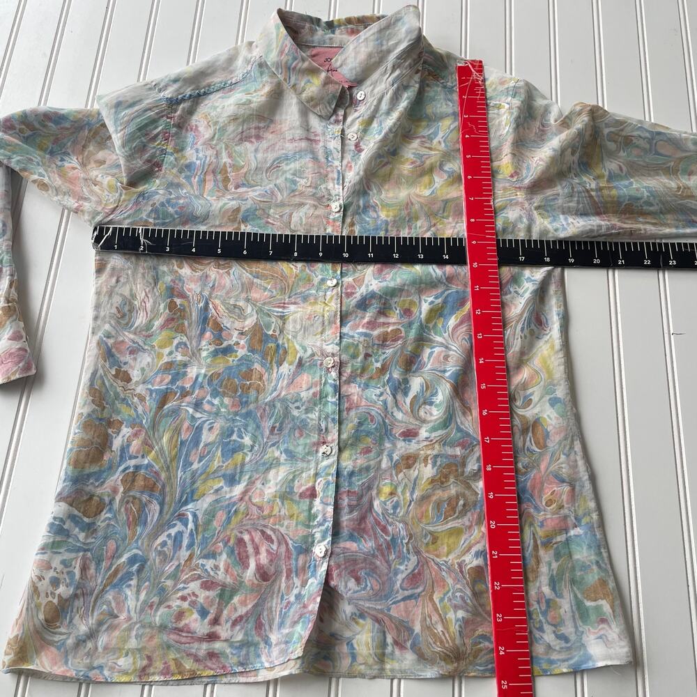 Johnny Was Amanda Bond RARE buttondown blouse buttondown shirt. Size XS - Picture 4 of 5
